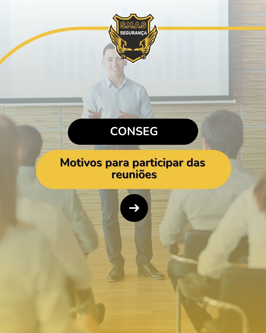 Motivos para participar das reuniões do Conseg